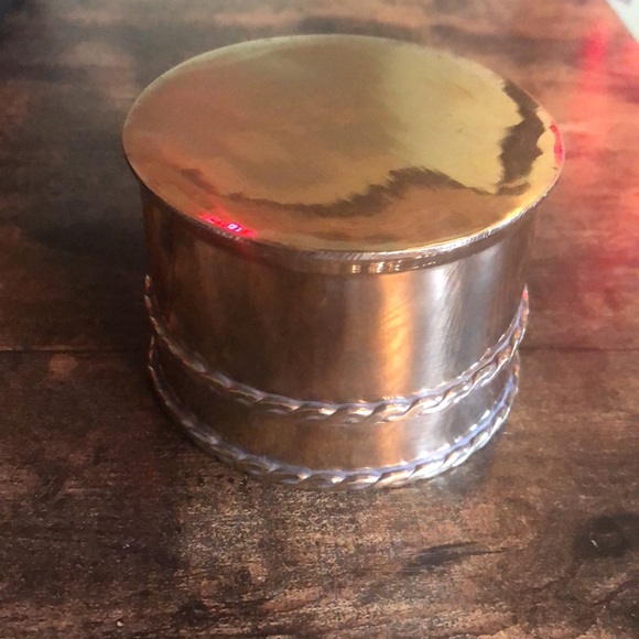 Source Unknown Other - NEW LISTING! Vintage Polished Brass Trinket Box